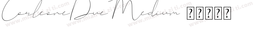 CorleoneDue Medium字体转换